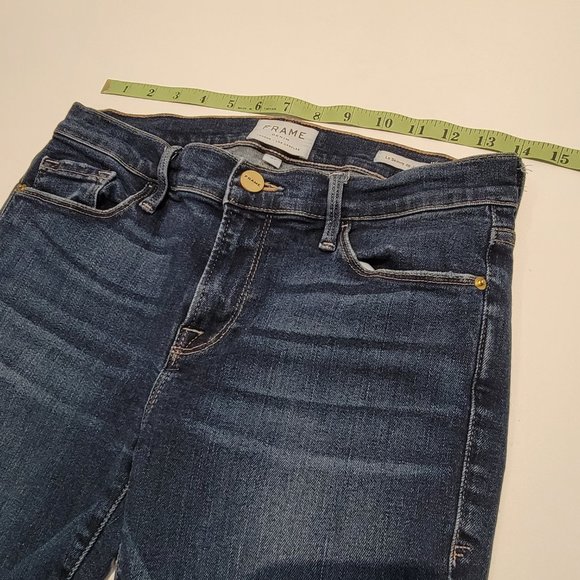 FRAME Le Skinny de Jeanne Tulip Hem Jeans Size: 27 - Picture 12 of 12